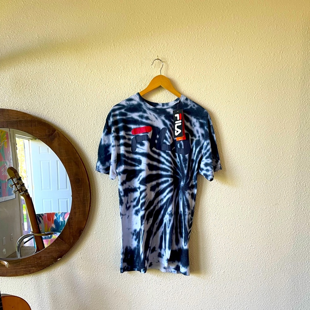 Brand new. Fila. Dark blue. Tie-dye. Size Medium.